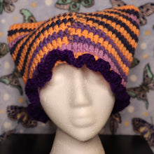 Load image into Gallery viewer, Halloween Cake Frilly Cat Hat