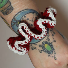 Load image into Gallery viewer, Spider Bite Crochet Scrunchie