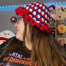 Load image into Gallery viewer, Let’s Go Buffalo Crochet Bucket Hat