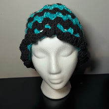 Load image into Gallery viewer, Goth Lagoon Crochet Bucket Hat