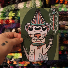 Load image into Gallery viewer, Circus Rat 5x7 Art Print