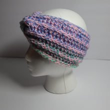 Load image into Gallery viewer, Purple Tea Crochet Twist Headband