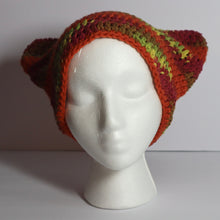 Load image into Gallery viewer, Autumn Grounds Crochet Cat Hat