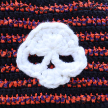 Load image into Gallery viewer, Skull Halloween One-of-Kind Crochet Tote Bag