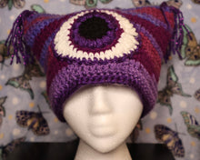 Load image into Gallery viewer, Berry Monster Eyeball Cat Hat