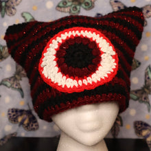 Load image into Gallery viewer, Sparkle Vampire Eyeball Cat Hat