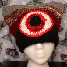 Load image into Gallery viewer, Deep Red Sea Eyeball Cat Hat