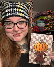 Load image into Gallery viewer, Spooky Pumpkin Gal 5x7 Art Print