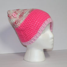 Load image into Gallery viewer, Pink Starburst Crochet Cat Hat