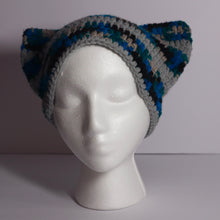 Load image into Gallery viewer, Road Warrior Crochet Cat Hat