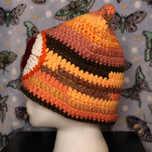 Load image into Gallery viewer, Cinnamon Pumpkin Eyeball Cat Hat