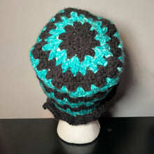 Load image into Gallery viewer, Goth Lagoon Crochet Bucket Hat