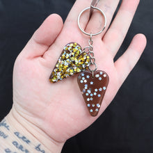 Load image into Gallery viewer, Star to my Moon Resin Halloween Keychain