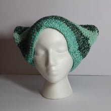 Load image into Gallery viewer, Teal Time Crochet Cat Hat