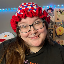 Load image into Gallery viewer, Let’s Go Buffalo Crochet Bucket Hat