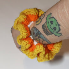 Load image into Gallery viewer, Candy Corn Scrunchie
