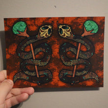 Load image into Gallery viewer, Treasure Snakes 5x7 Art Print