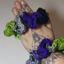 Load image into Gallery viewer, Toxic Witches Brew Crochet Scrunchies
