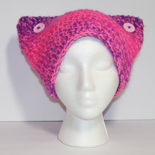 Load image into Gallery viewer, Dahlia Sky Crochet Cat Hat