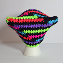 Load image into Gallery viewer, Like Neon Lights Crochet Cat Hat