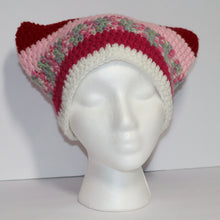 Load image into Gallery viewer, V-Day Slay Crochet Cat Hat