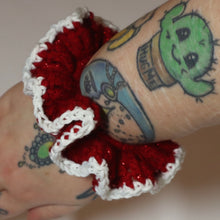 Load image into Gallery viewer, Spider Bite Crochet Scrunchie