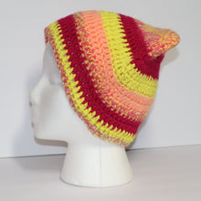 Load image into Gallery viewer, Sour Creamsicle Crochet Cat Hat