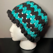 Load image into Gallery viewer, Goth Lagoon Crochet Bucket Hat