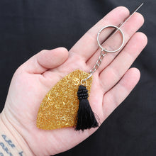 Load image into Gallery viewer, Heart of Gold Resin Halloween Keychain
