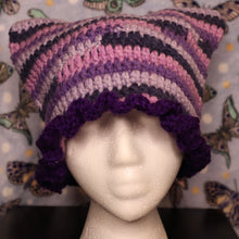Load image into Gallery viewer, Spooky Skies Frilly Cat Hat