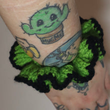 Load image into Gallery viewer, Goblin Warts Crochet Scrunchie