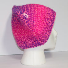 Load image into Gallery viewer, Dahlia Sky Crochet Cat Hat