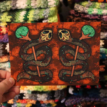 Load image into Gallery viewer, Treasure Snakes 5x7 Art Print