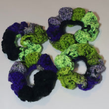 Load image into Gallery viewer, Toxic Witches Brew Crochet Scrunchies