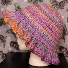 Load image into Gallery viewer, Lavender Foliage Chunky Ruffle Hat