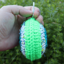 Load image into Gallery viewer, Crime Slime Puffy Evil Eye Keychain