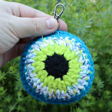 Load image into Gallery viewer, Fuzzy Costume Puffy Evil Eye Keychain