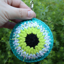 Load image into Gallery viewer, Deep Sea Monster Puffy Evil Eye Keychain