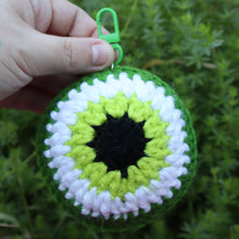 Load image into Gallery viewer, Green Scheme Puffy Evil Eye Keychain