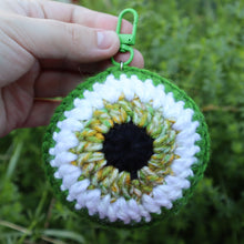 Load image into Gallery viewer, Dragon Scales Puffy Evil Eye Keychain