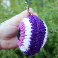 Load image into Gallery viewer, Witches Brew Puffy Evil Eye Keychain