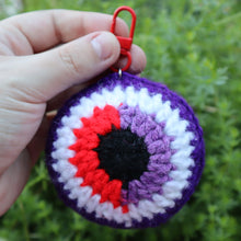 Load image into Gallery viewer, Candy Vampire Puffy Evil Eye Keychain