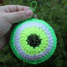 Load image into Gallery viewer, Glow Stick Guy Puffy Evil Eye Keychain