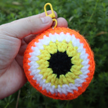 Load image into Gallery viewer, Halloween Candy Puffy Evil Eye Keychain