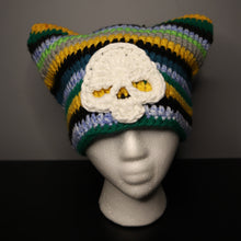 Load image into Gallery viewer, Glow Ghost Skull Cat Hat