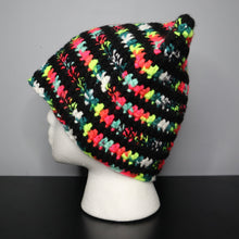 Load image into Gallery viewer, Striped Highlighter Crochet Cat Hat