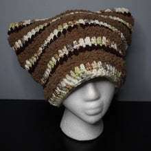 Load image into Gallery viewer, Fuzzy Tree Moss Crochet Cat Hat
