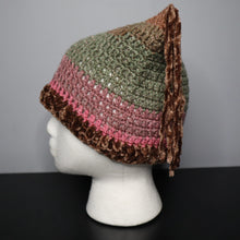 Load image into Gallery viewer, Chocolate Cherry Crochet Cat Hat