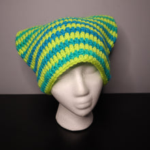 Load image into Gallery viewer, Slime Rave Crochet Cat Hat