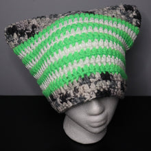 Load image into Gallery viewer, Glowing Goblin Crochet Cat Hat